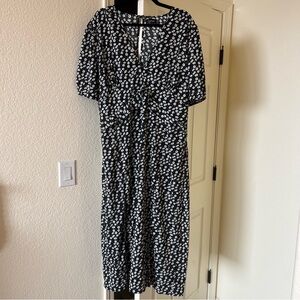 Boohoo Floral Midi Dress